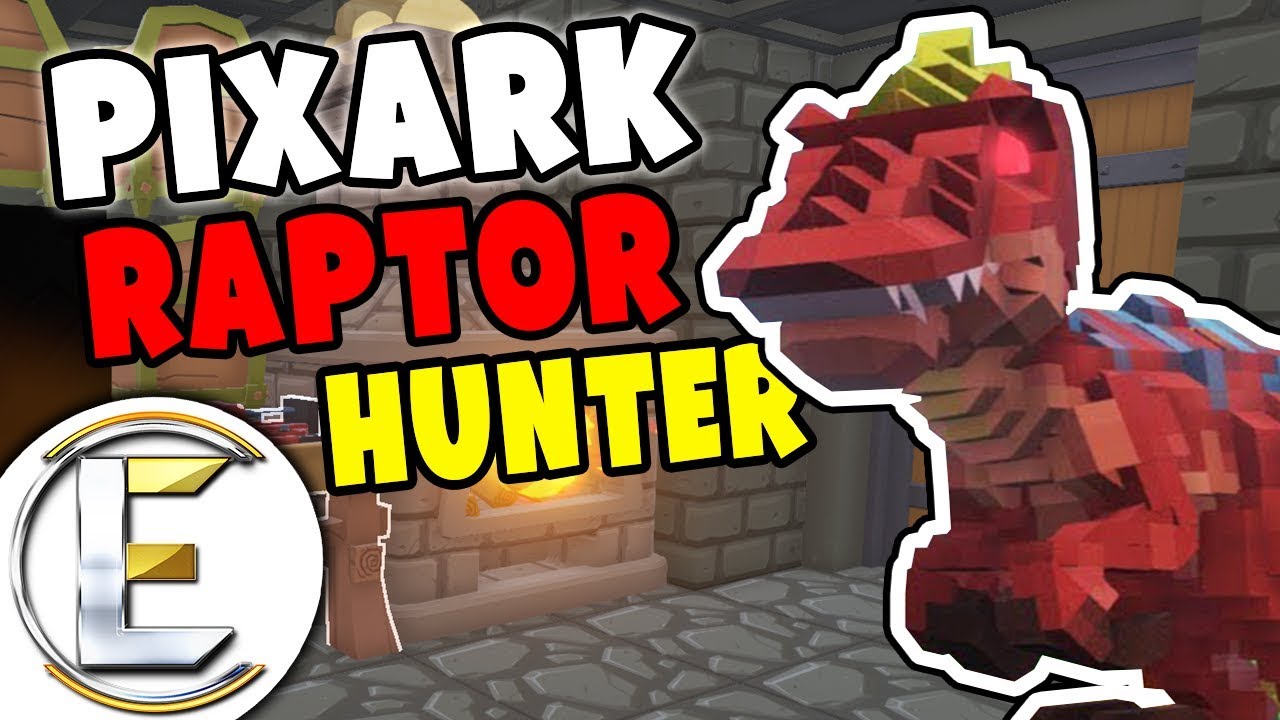 Raptor Hunter - Pixark Day 6 Survival - Building Up Supplies For The War