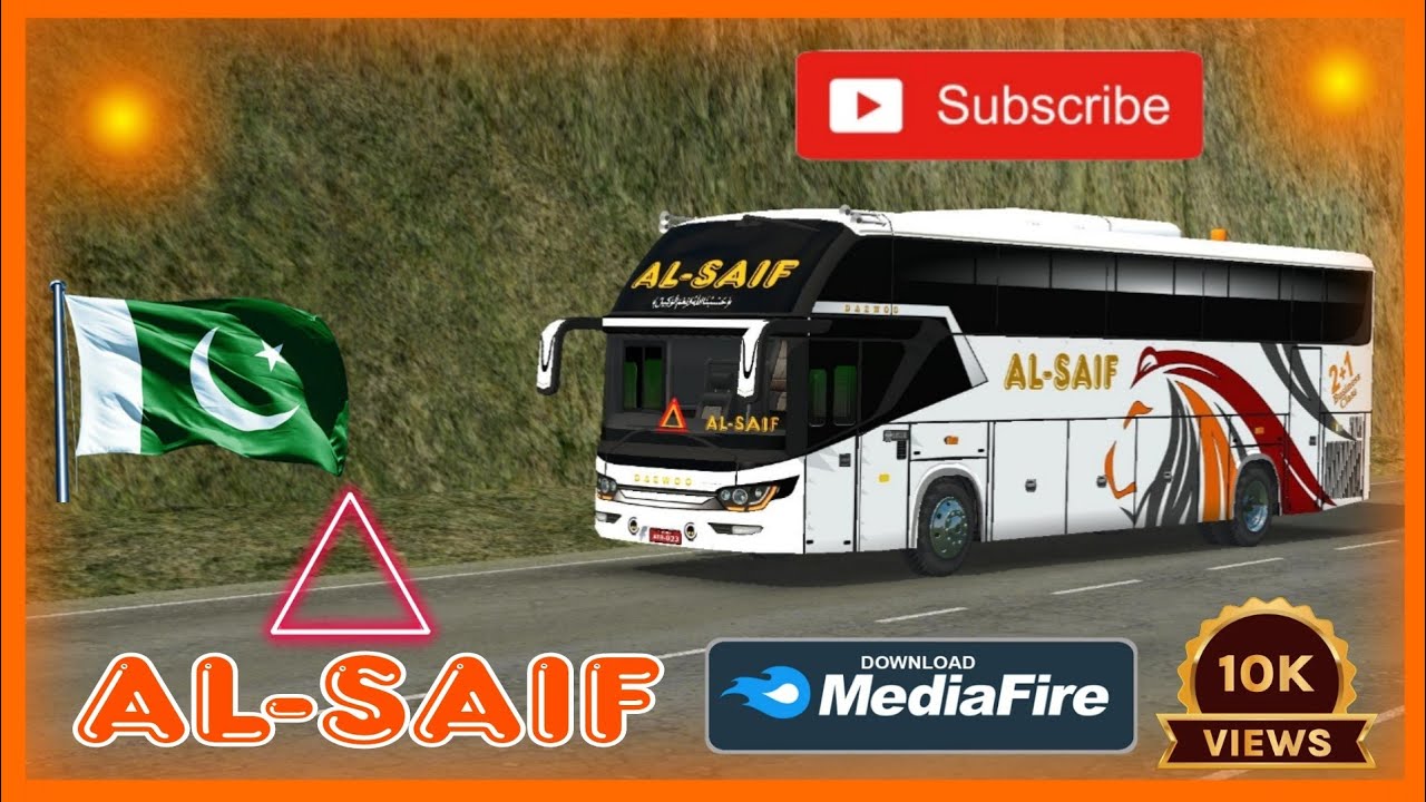 AL-SAIF FREE HD LIVERY ||daewoo||falcon||don'tmisspasswords||#bussimulatorindonesia ||4 July 2023