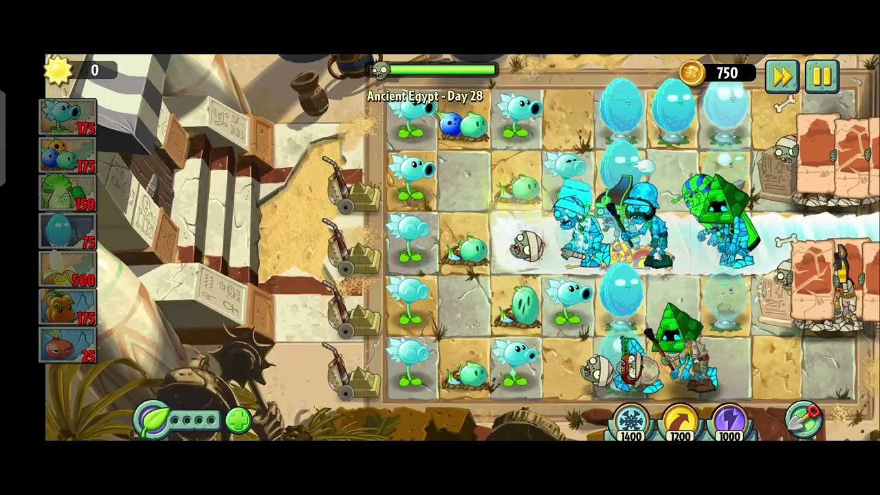 Expansión de antigüo Egipto dia  28/29#pvztuver#revivi#pvz2#pvzgaming