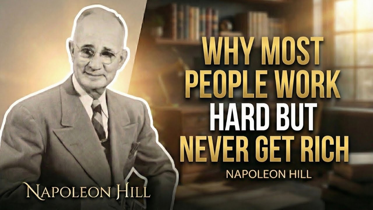 Why Most People Work Hard but Never Get Rich - Napoleon Hill Motivation