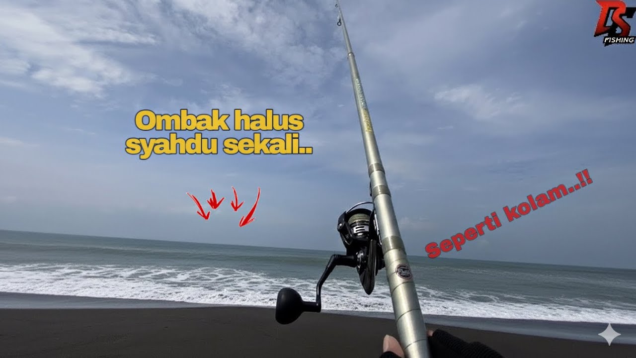 🔴Mancing di pinggir pantai, target ikan pensil || mancing pasiran