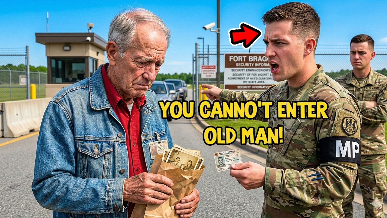 MPs Stopped the Old Veteran at the Gate — Then His Tattoo Shocked the Base Commander