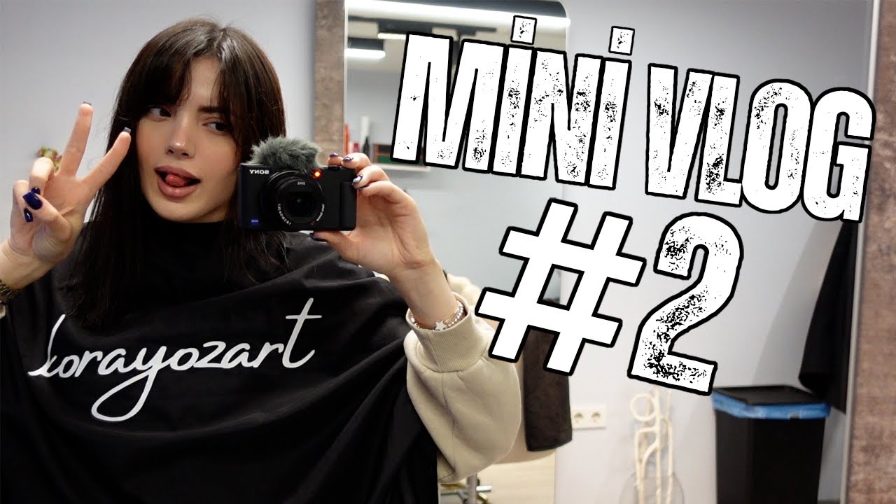 UZUN ZAMAN SONRA SAÇLARIMI KESTİRDİM!! (MİNİ VLOG #2) w/@Espi