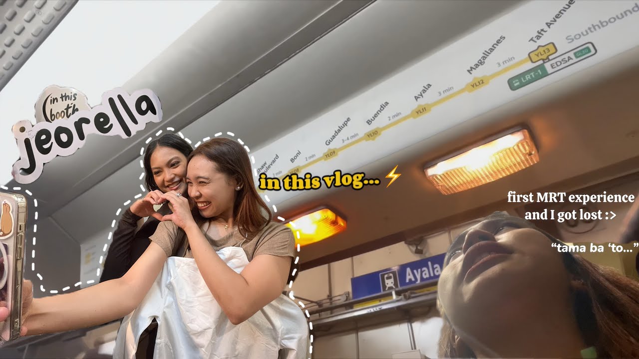 VLOG | my MRT (lost) experience, finally met JEORELLA + Princess and Nicole!? 🩷💛⚡️
