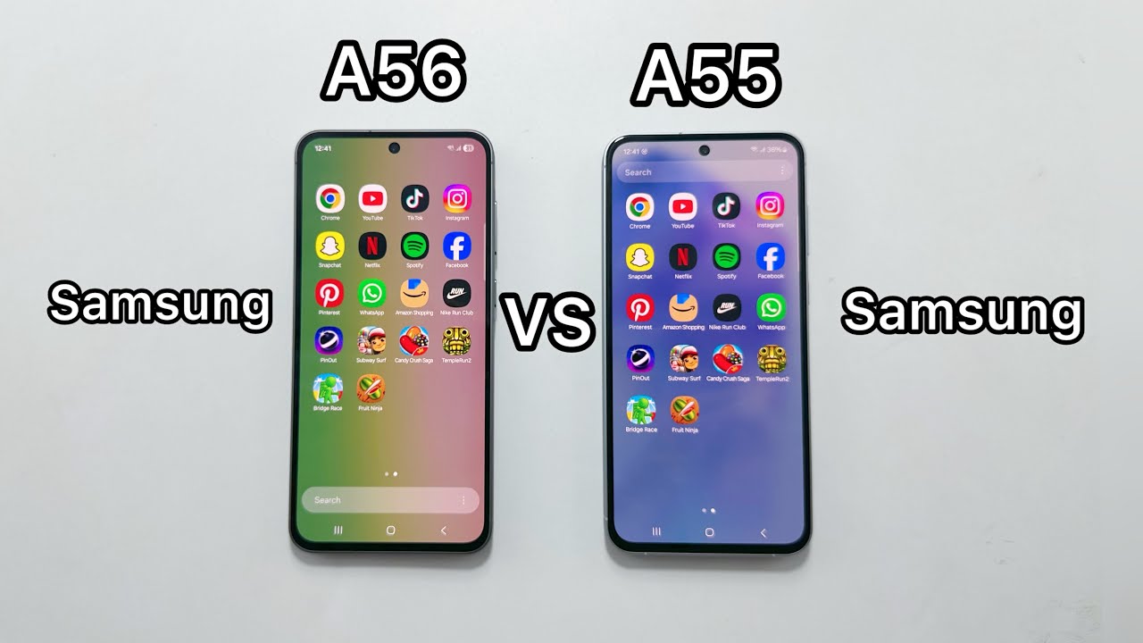 Samsung Galaxy A56 vs Samsung Galaxy A55 Speed Test