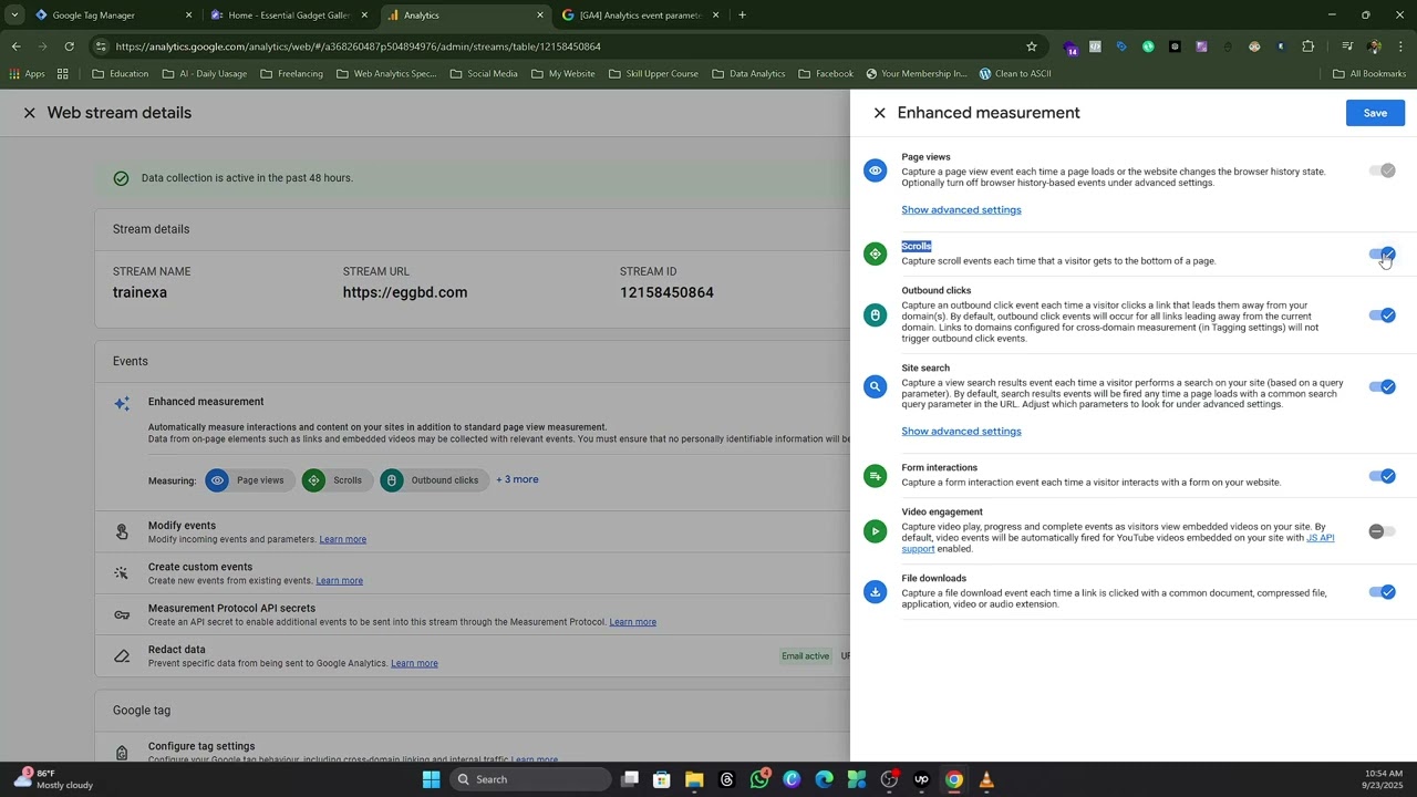 How to Do Custom Percentage Scroll Depth Tracking with Google Analytics 4 2025