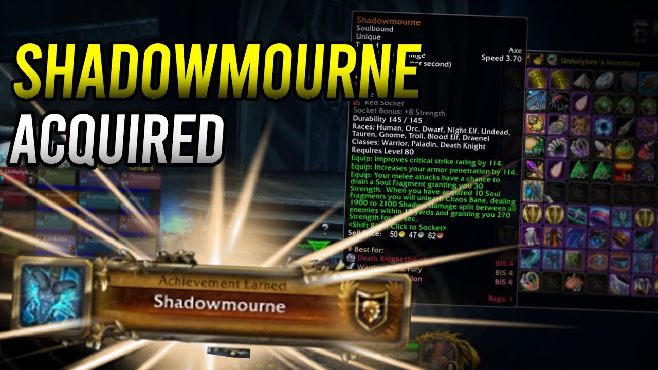 My SECOND SHADOWMOURNE Was Painfull To Get