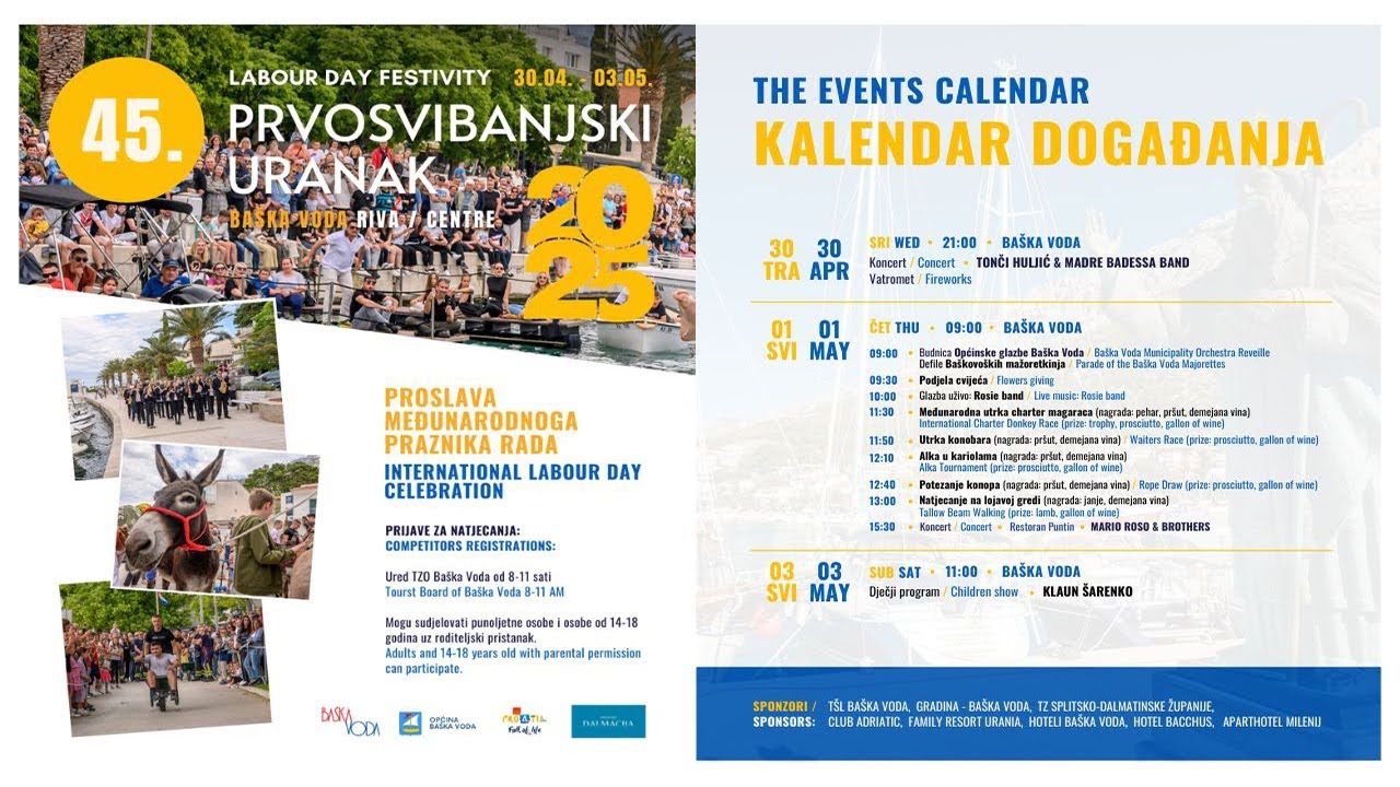 Prvosvibanjski uranak - Baška Voda  - riva