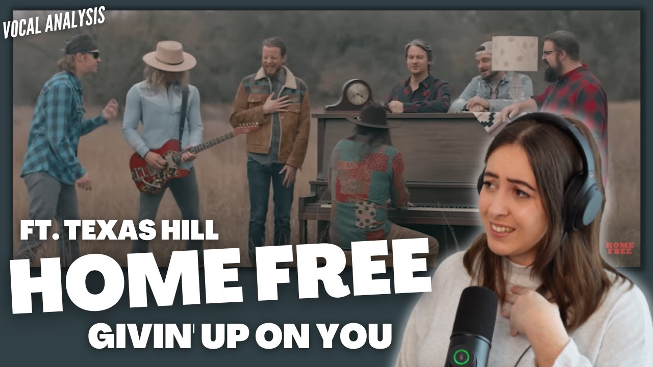 HOME FREE Givin' Up On You ft. TEXAS HILL | Vocal Coach Reacts | Jennifer Glatzhofer