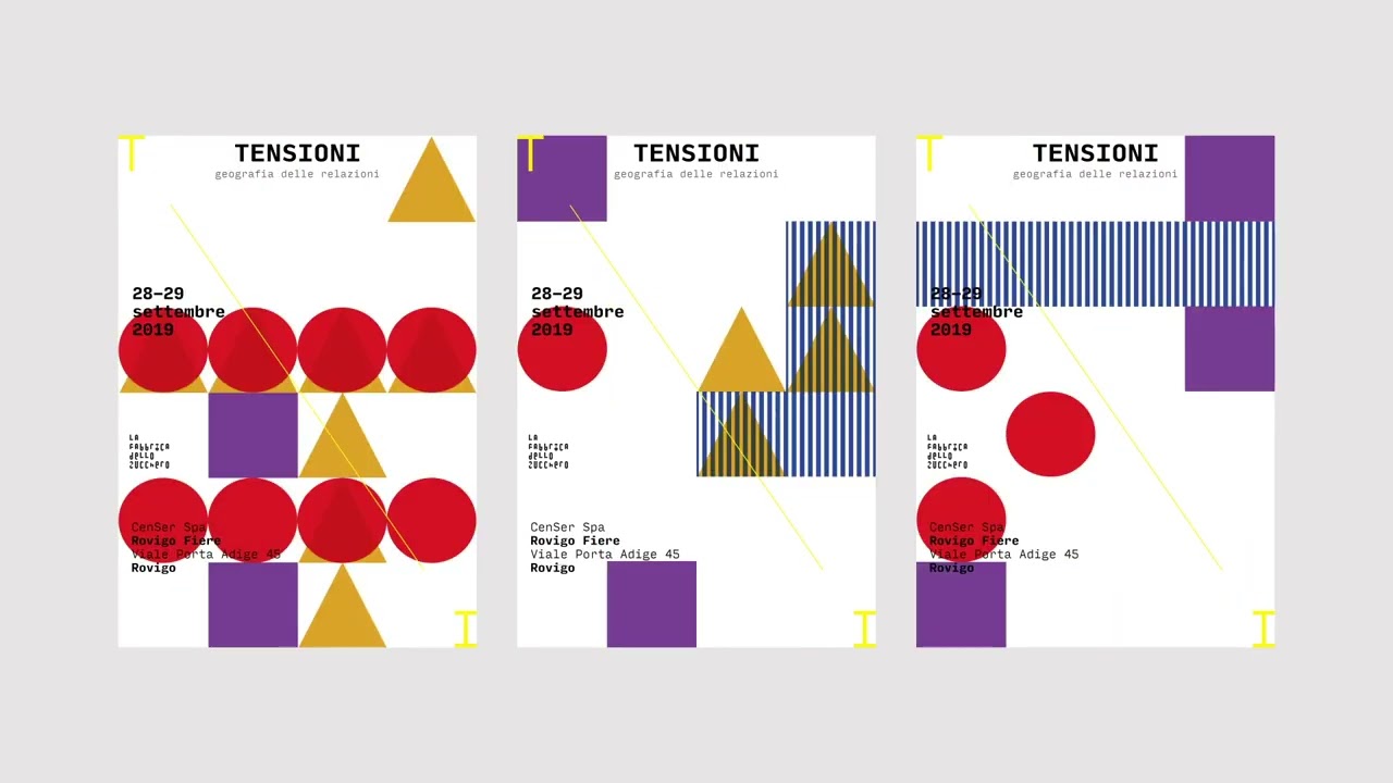 Tensioni. Poster series