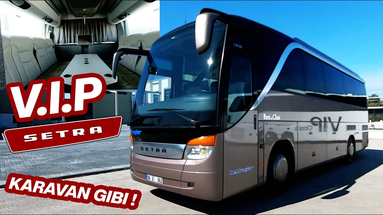 Otobüsün Kralı Karavan Olursa ! Setra S411 HD V.İ.P Özel Donanımlı ! | Bus Channel HD