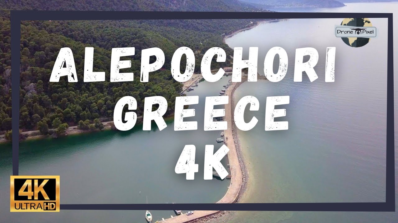Alepochori Greece 4k (Ultra HD) | Το Αλεποχώρι από ψηλά , Μαυρολίμνη ,Φαράγγι μύλων
