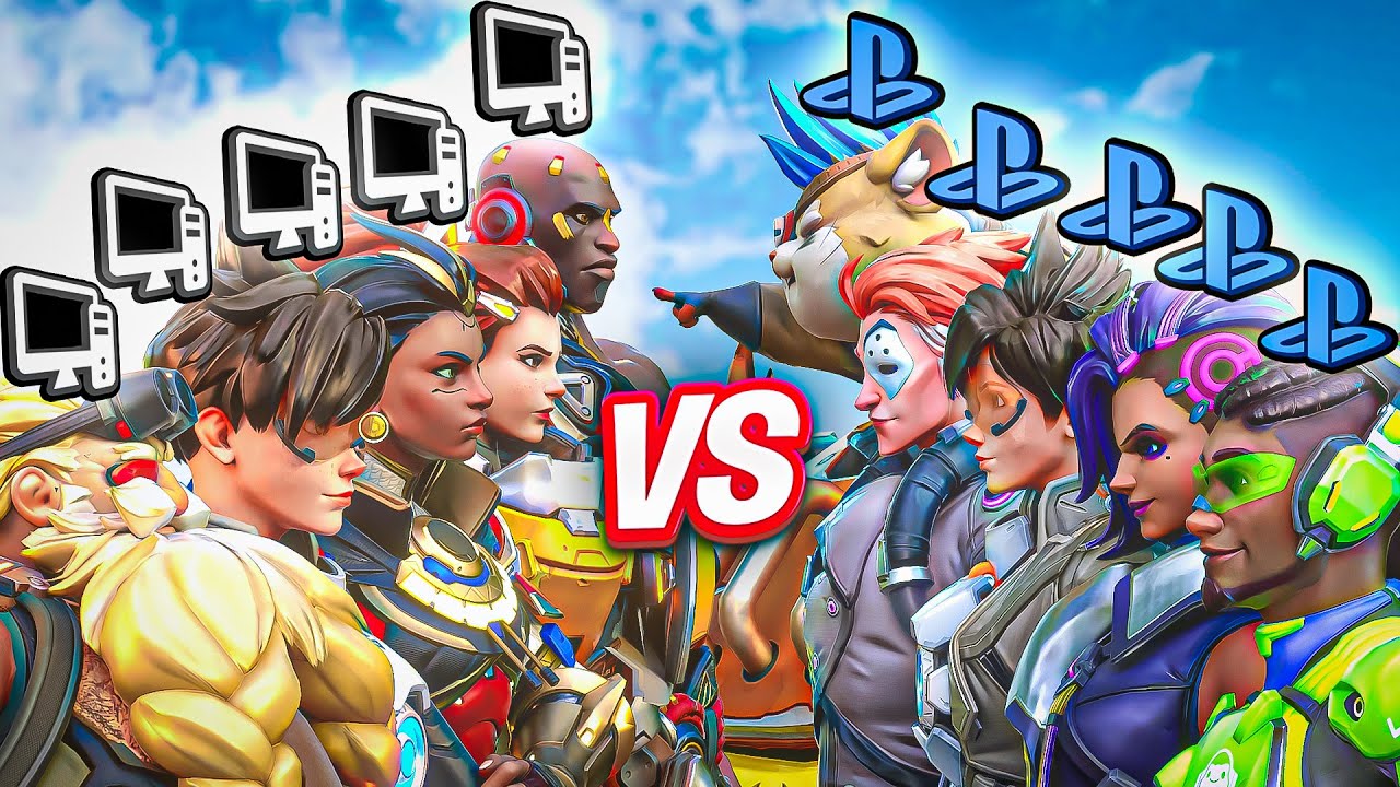 5 PC Grandmasters VS 5 PLAYSTATION Grandmasters in Overwatch 2