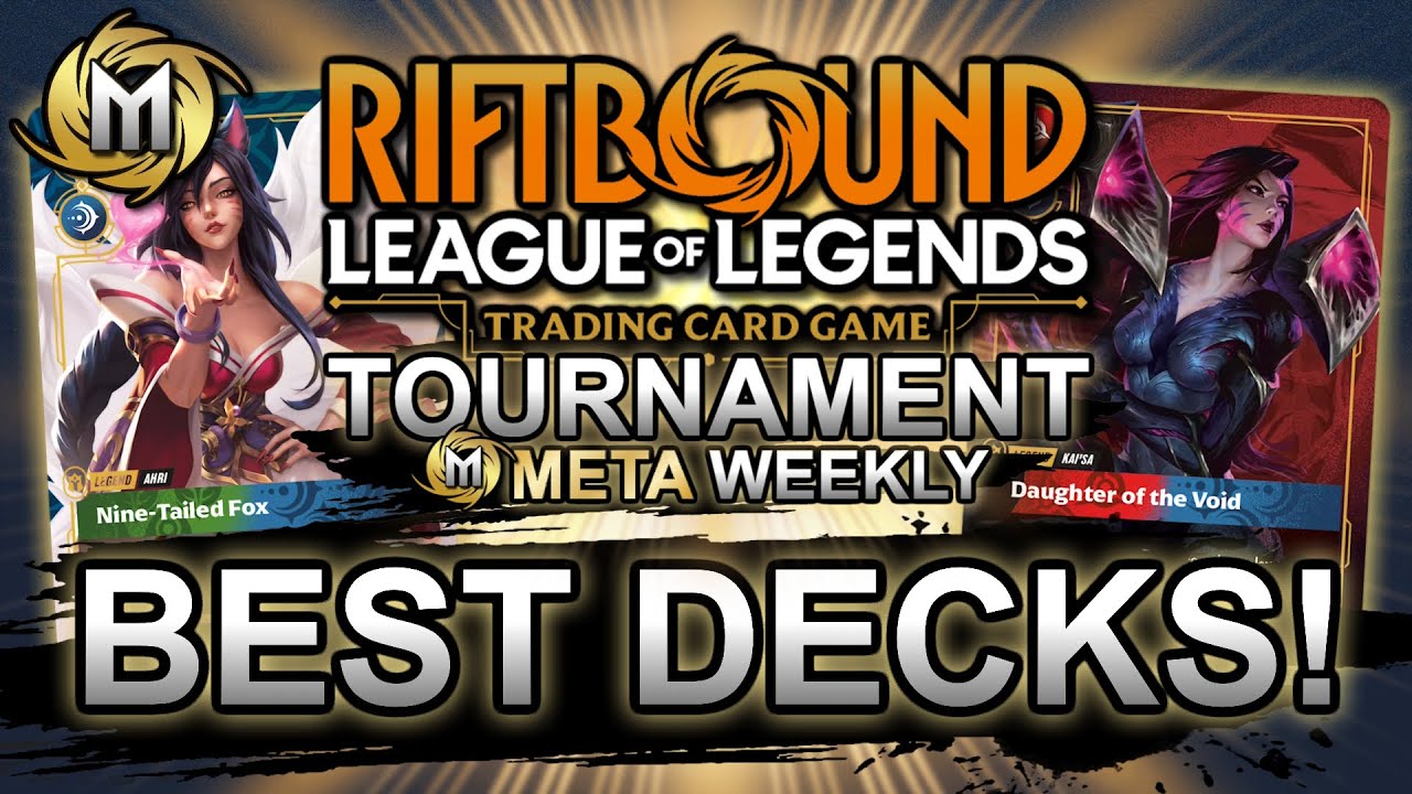 Best Decks From The Most Recent Riftbound Tournament! League of Legends TCG | Meta Report August 2