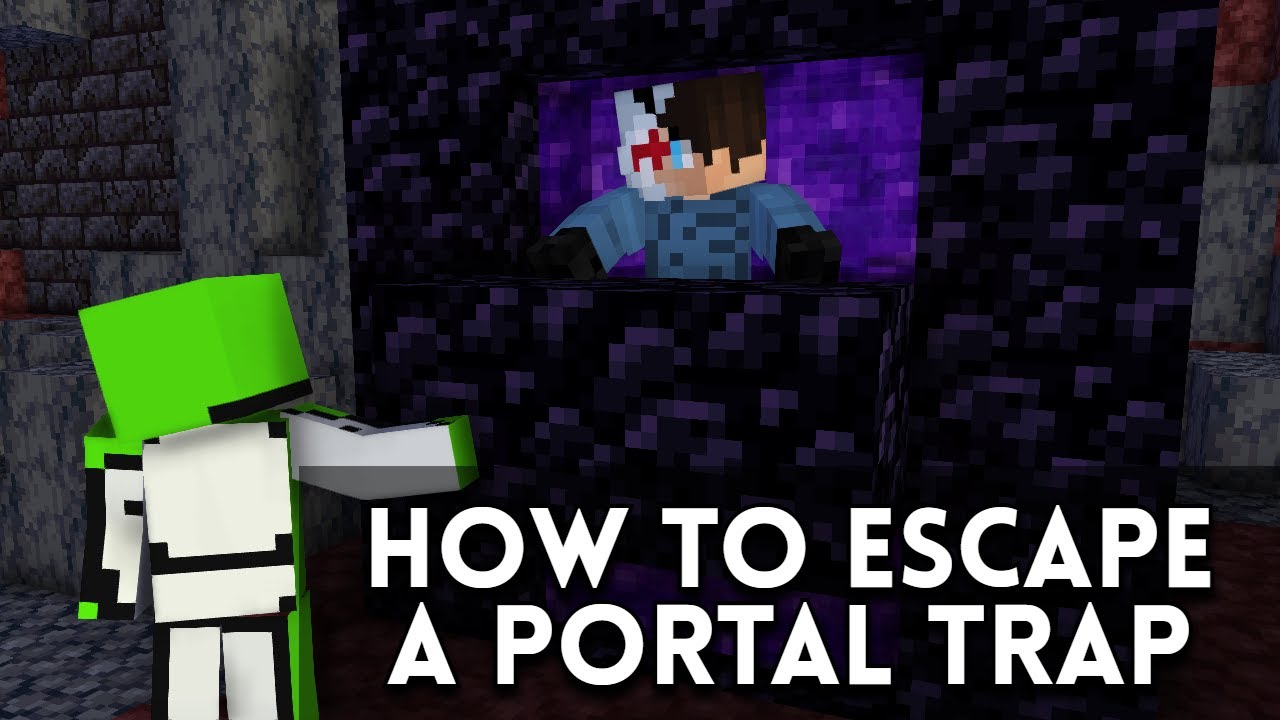 How To Escape A Portal Trap In Minecraft
