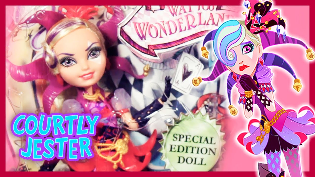 Courtly Jester Edición Especial - Ever After High Way Too Wonderland - Revisión en Español