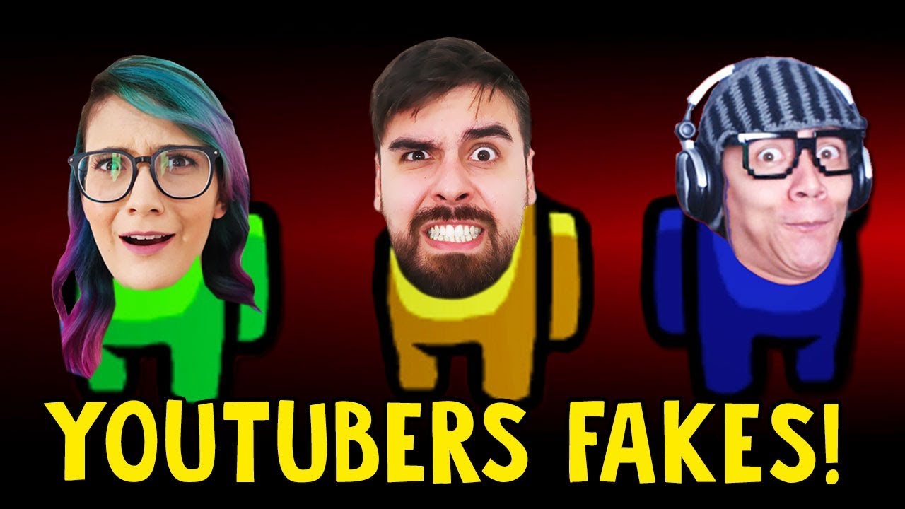YOUTUBERS FAKES são ENGANADOS no Among Us?