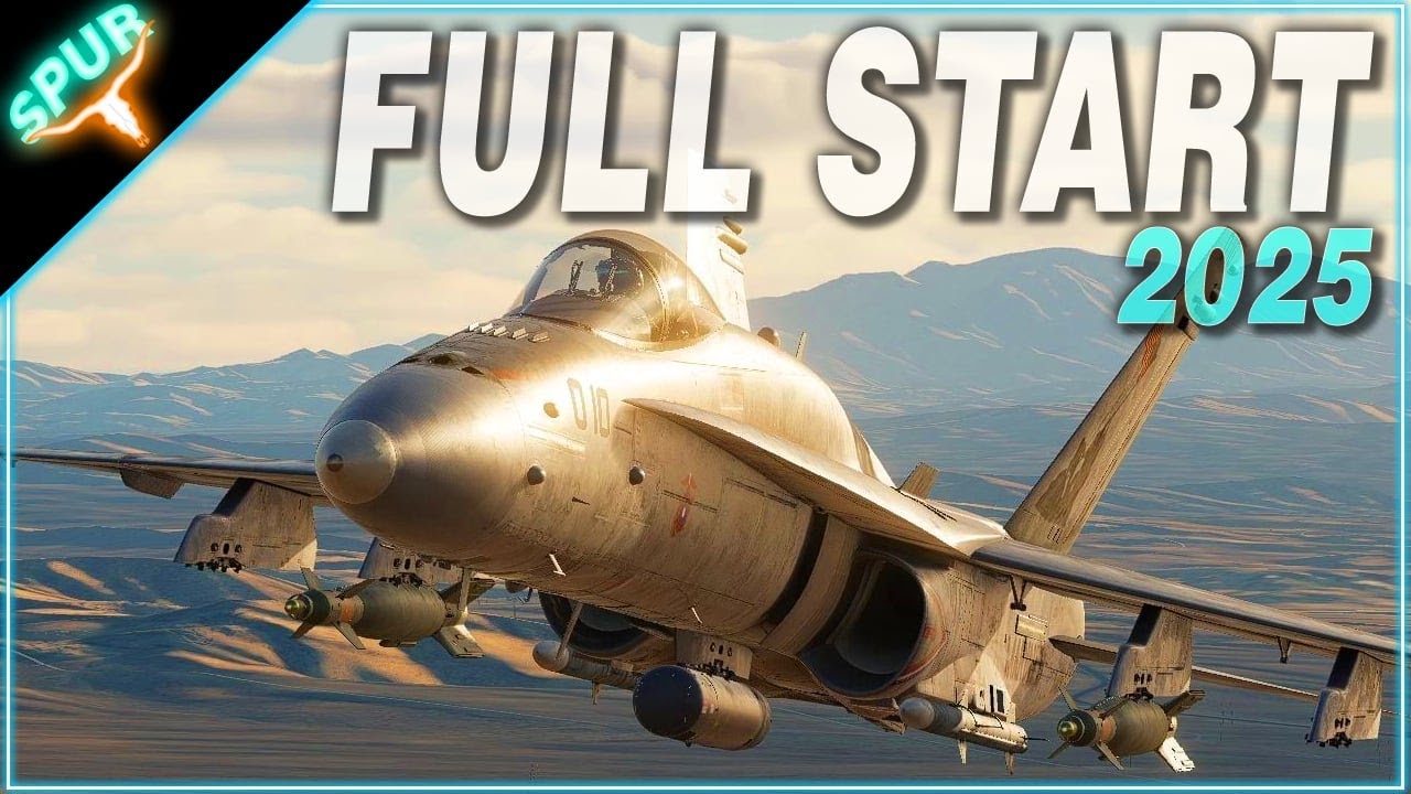 DCS: Полное руководство по запуску F/A-18C Hornet (2025)