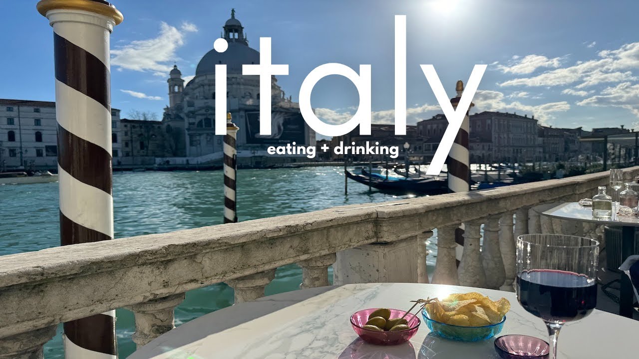 what I ate + drank in FLORENCE and VENICE | living well in ITALY | silent vlog