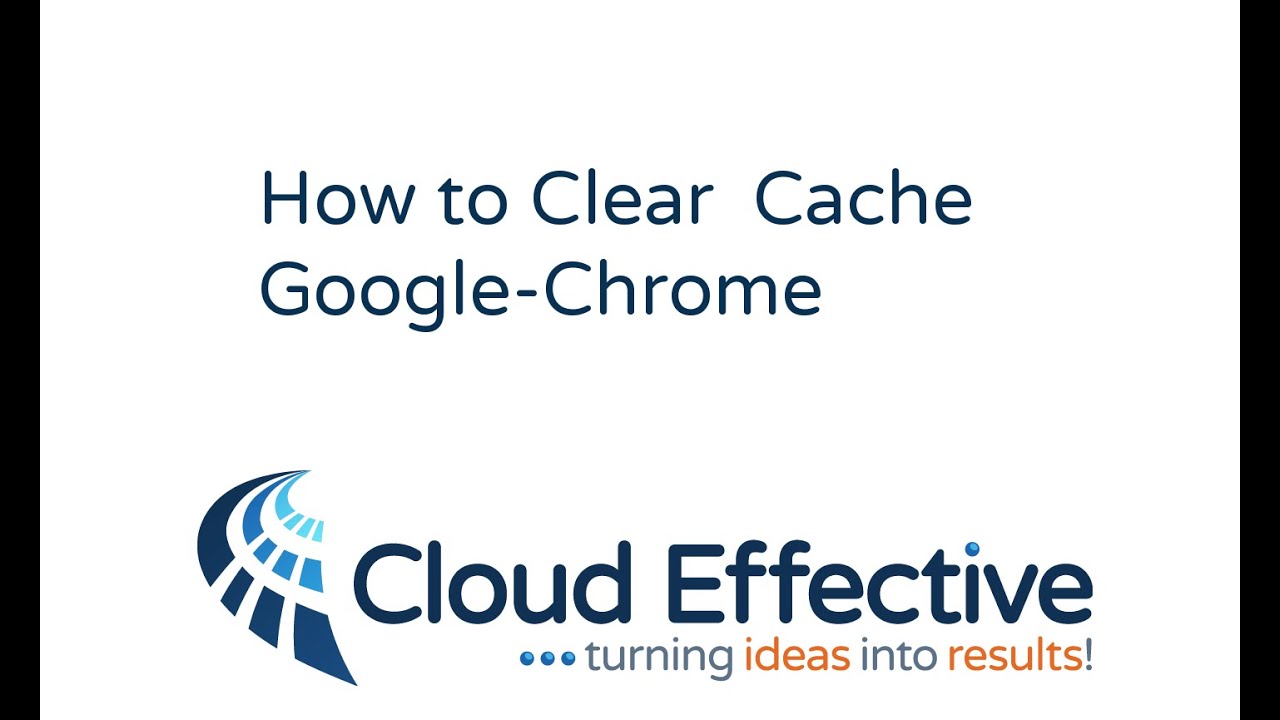 Improve App Performance--Clear the Cache in Google Chrome
