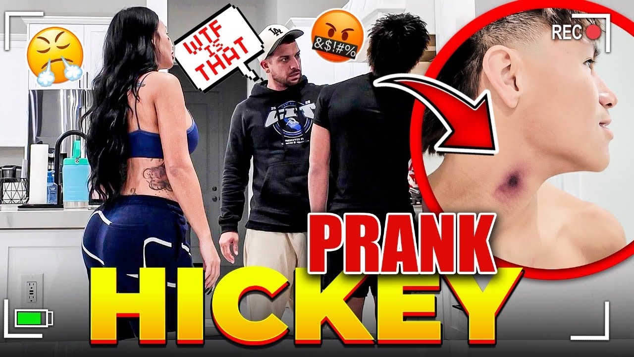 Hickey Prank On Dad **He Was Pissed**