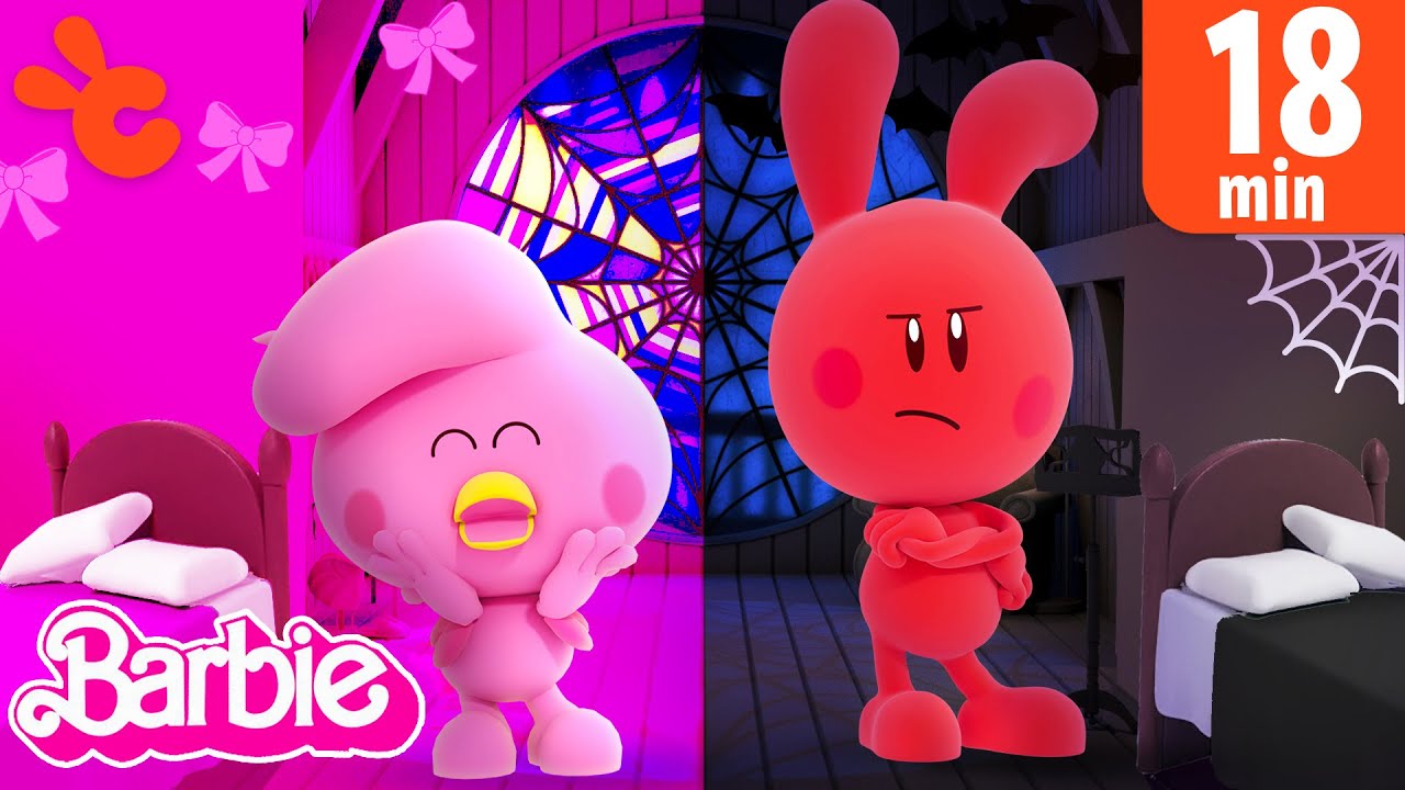 Pink vs Black Challenge - Cueio the Bunny | Cueio Cartionds для детей