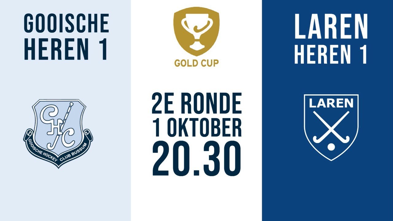 Gold Cup 1 oktober Gooische Heren 1 - Laren Heren 1