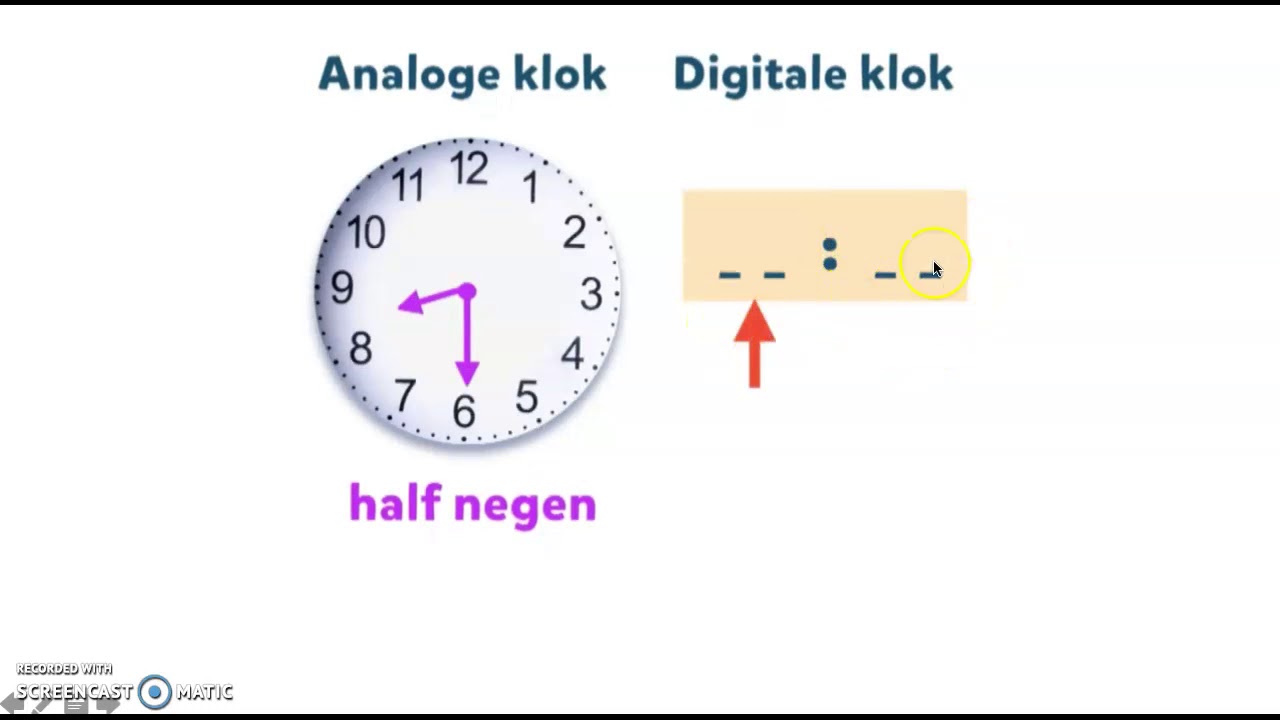de digitale klok - NT2 - A1 #nt2 #learndutch