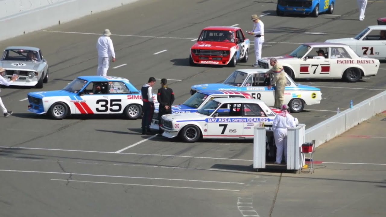 Datsun 510 Race at CSRG David Love Historic races - Sonoma Raceway