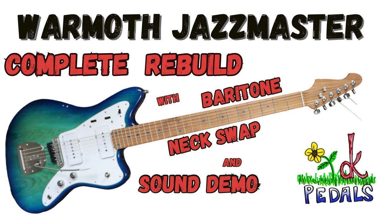 Warmoth Jazzmaster Baritone Neck Swap and Rebuild