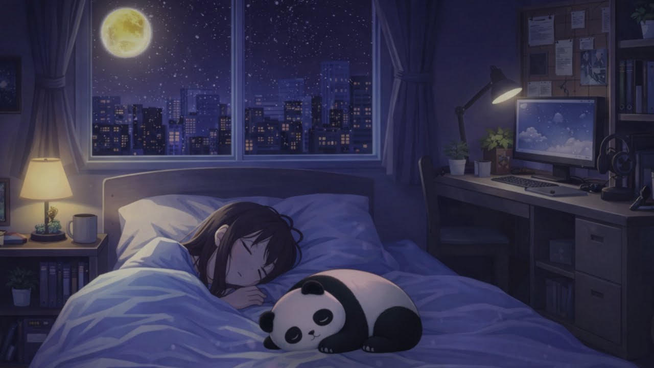 Gentle Night Sleep Music 🌙 Winter Ambience for Deep Sleep