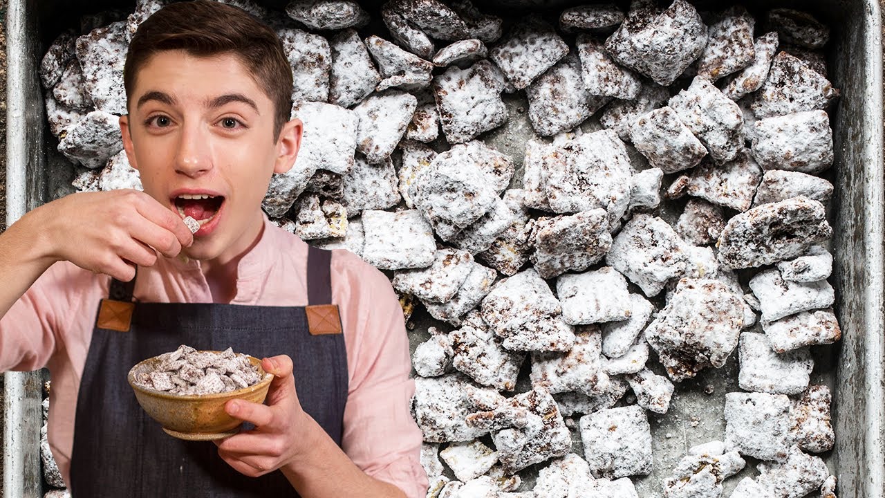 How To Make Muddy Buddies (AKA Puppy Chow) | Eitan Bernath