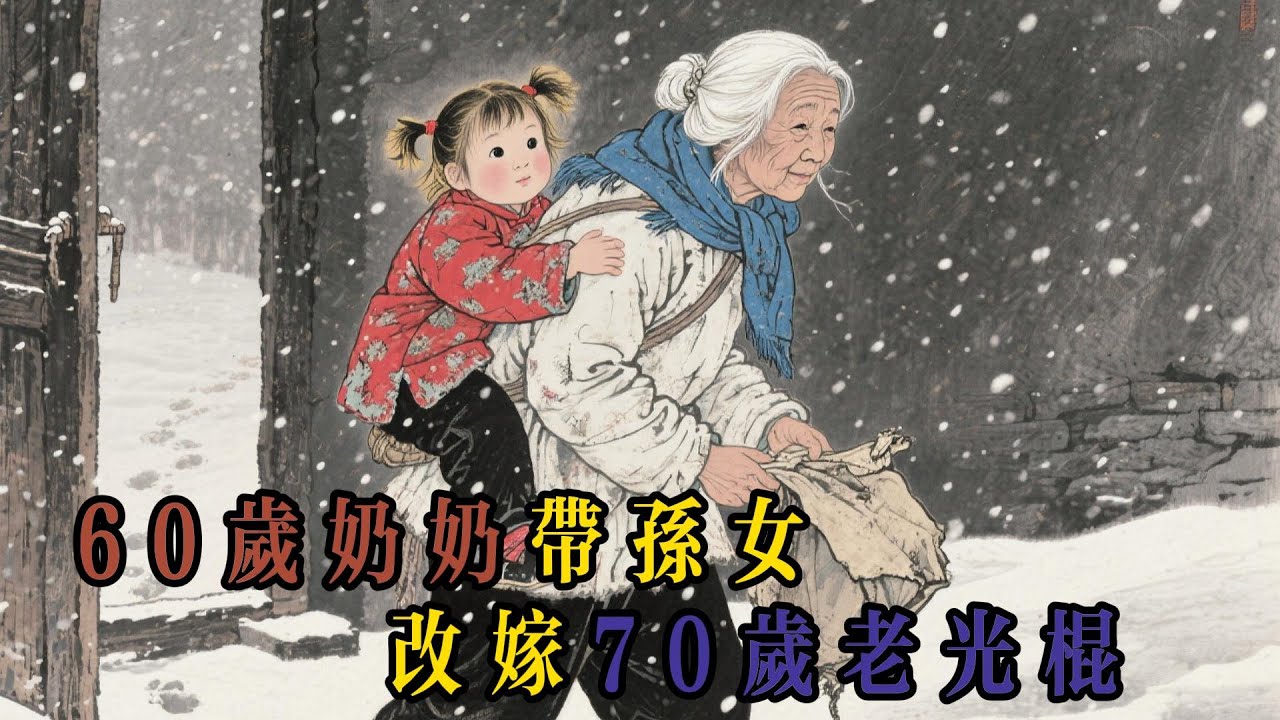 60歲奶奶怒帶孫女改嫁70嵗窮光棍，就因爲狠心父母生兒子要趕走5歲親女！誰知一進門就發橫財，親爹娘後悔跪地求饒！因果報應, 重男輕女, 家庭倫理,善惡有報, 聽書