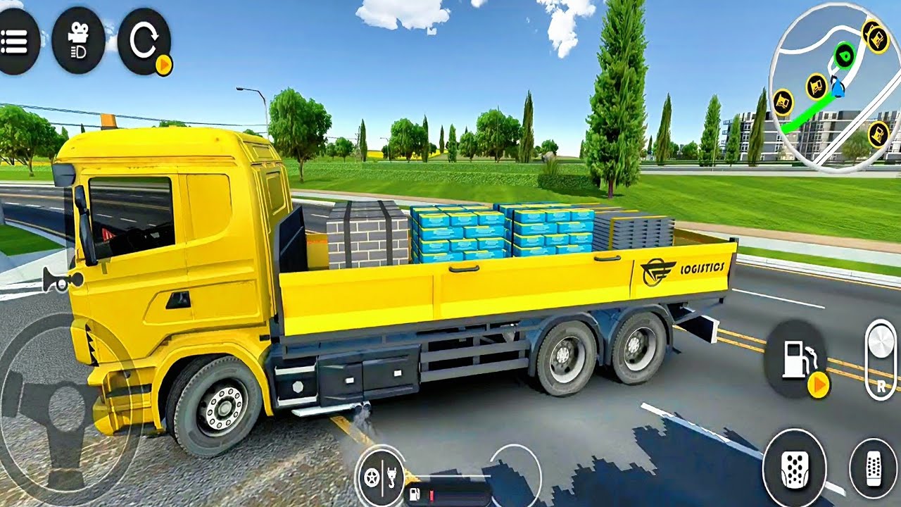 Real Driving Transport Goods | Heavy Truck Delivery Simulator - Android Gameplay ❤️