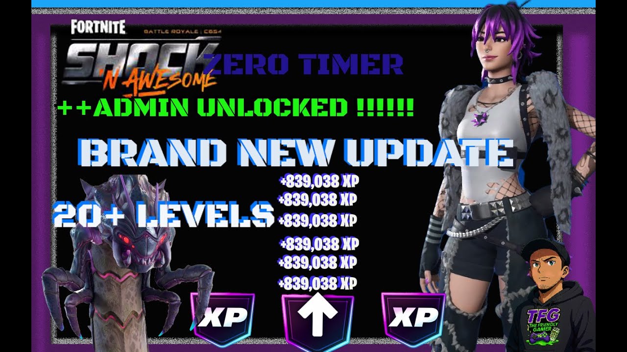ADMIN ROOM Brand new best glitch ever complete your  New battle pass now Shock & Awesome ZERO TIMER