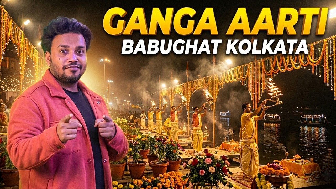 Ganga Aarti Babu Ghat Kolkata | Mesmerizing Live Experience | Nawabi thaat