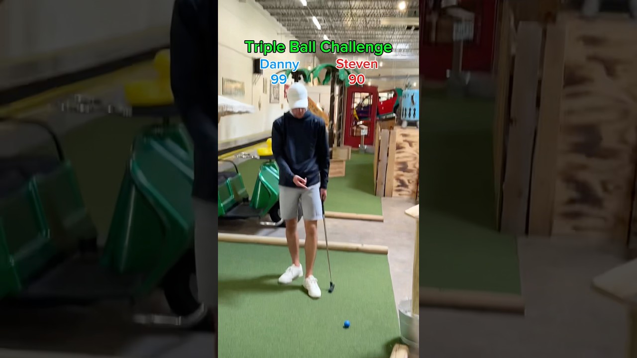 Triple Ball Challenge на НОВОМ ПОЛЕ (лунка 14) #минигольф