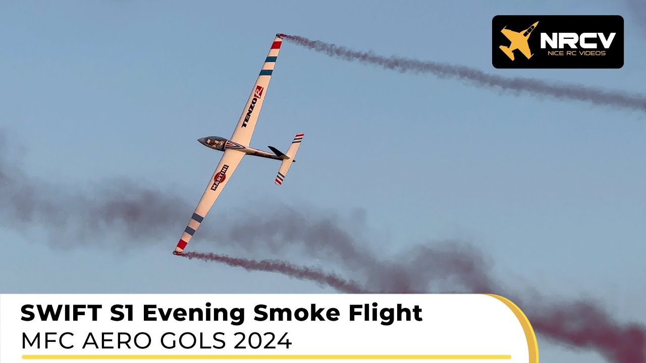 Swift S1 1/2.2 Evening Smoke Flight | Modellbau Bruckmann | Pilot: Daniel Kostal