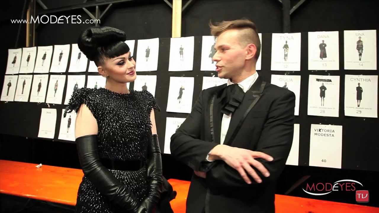 SERGEI GRINKO F/W 2013 FASHION SHOW WITH VIKTORIA MODESTA (HD)