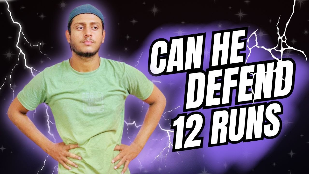 Can he defend 12 Runs 🤔 | The most Jahil Team we ever faced 😂 | Cricket Vlog