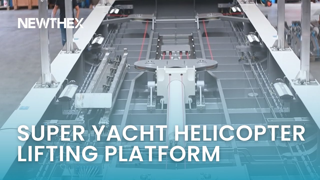 Superyacht Helicopter Lifting Platform | Newthex