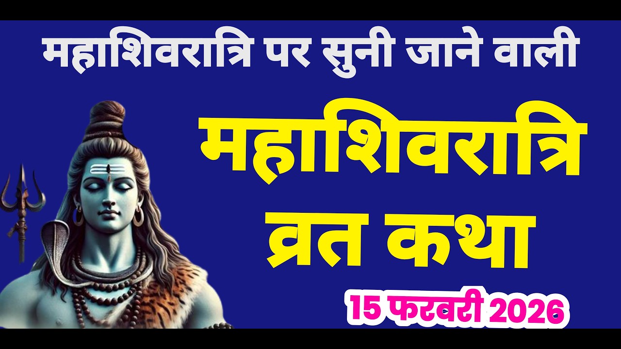 महाशिवरात्रि की व्रत कथा - Mahashivratri vrat Katha | Shivratri Katha | Mahashivratri Story