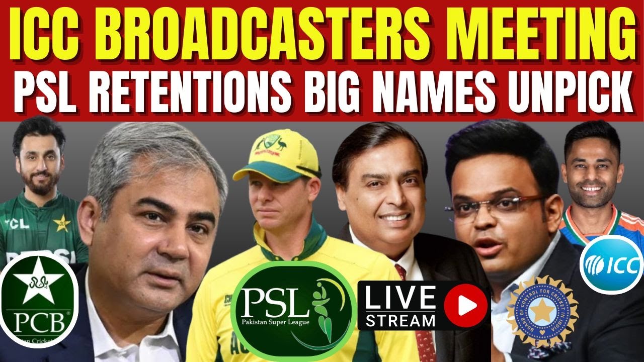 Icc Broadcasters Meeting Inside Story | Psl Retentions List Detailed | No Psl In India But Politics!