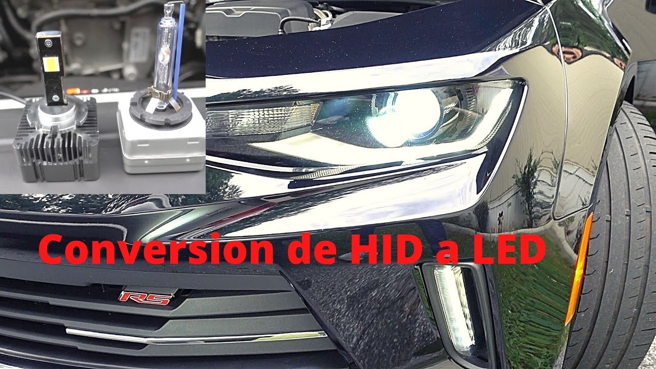 Conversion de HID a LED en un 2018 Camaro