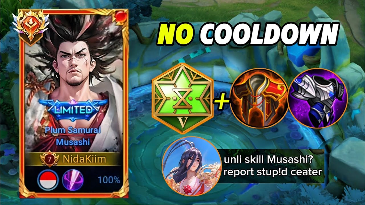 NEW OP MUSASHI LIFESTEAL WITH COOLDOWN BUILD AND ARCANA!! | MUSASHI NEW BEST BUILD - HONOR OF KINGS