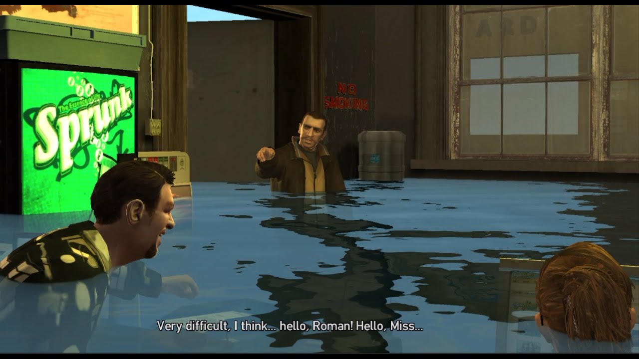 GTA IV Opening but its flooding