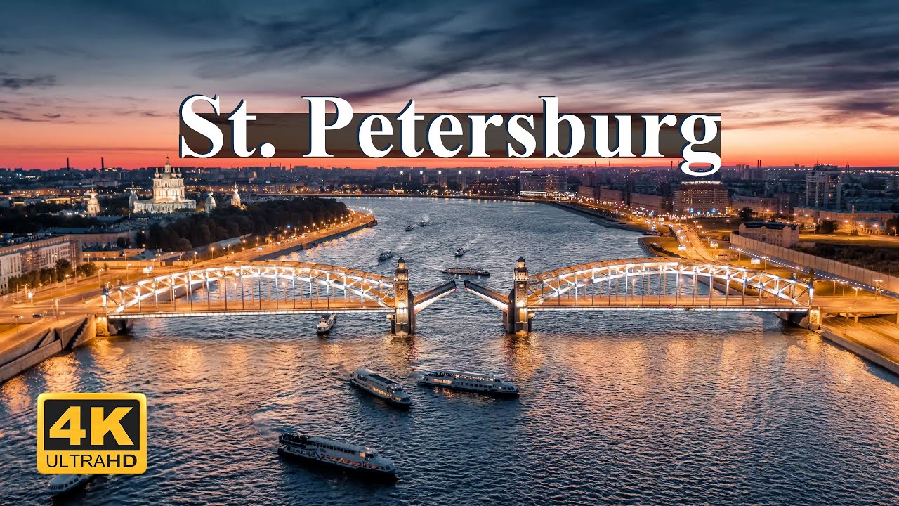 Saint Petersburg, Russia 🇷🇺 - Amazing drone view [4k UHD]