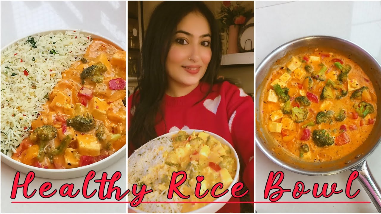 High Protein Rice Bowl | super Testy 😋 || healthy meal for weight lose || veg rice bowl recipe 😍😋