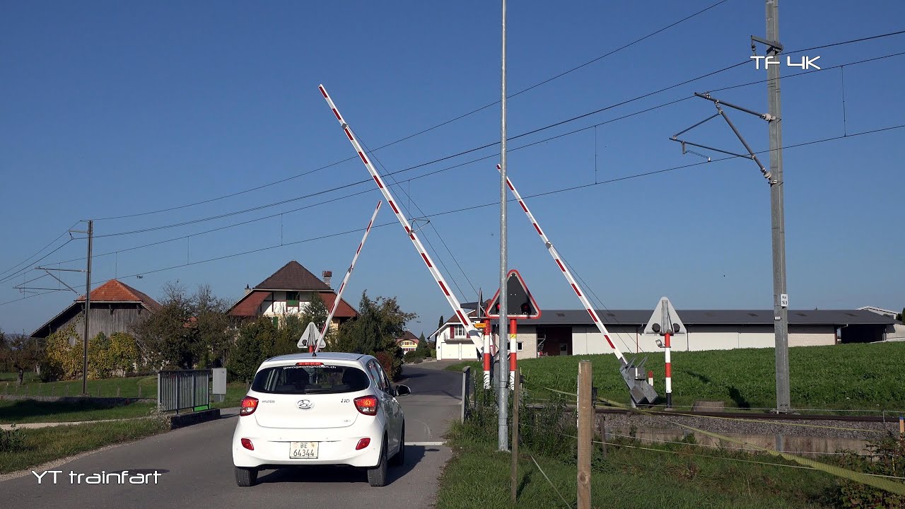 Railroad Crossing -  Grafenried (CH) - Bahnübergang Stöckgasse , Passage à niveau