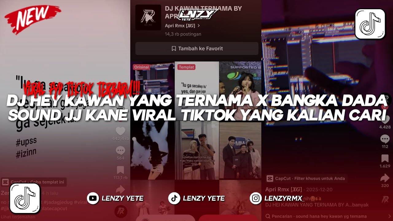 DJ HEY KAWAN YANG TERNAMA X BANGKA DADA | SOUND JJ KANE VIRAL TIKTOK YANG KALIAN CARI BY Apri Rmx!!!